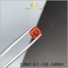 Viên đá Granet màu đỏ cam 1,26ct - IRGN234126 hình ảnh