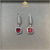 Đôi bông tai garnet thanh lịch sang trọng - IRGN 237460 hình ảnh 2