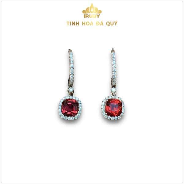 Đôi bông tai garnet thanh lịch sang trọng - IRGN 237460 hình ảnh 5