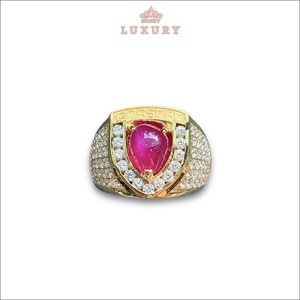 Mẫu nhẫn nam Ruby Poscher phong cách đỉnh cao