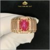 Nhẫn Ruby sao Lục Yên mẫu Rolex hiện đại, Ruby Ruby đại diện cho may mắn và tài lộc. 