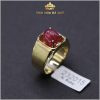 Nhẫn nam Ruby huyết kính mẫu doanh nhân 5,95ct - IRRB 237595 hình ảnh 2