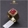 Nhẫn nam Ruby huyết kính mẫu doanh nhân 5,95ct - IRRB 237595 hình ảnh 3