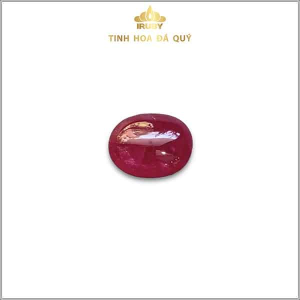 Viên Ruby Cabochon Lục Yên màu đỏ huyết 4,96ct - IRRB 237496 hình ảnh 4