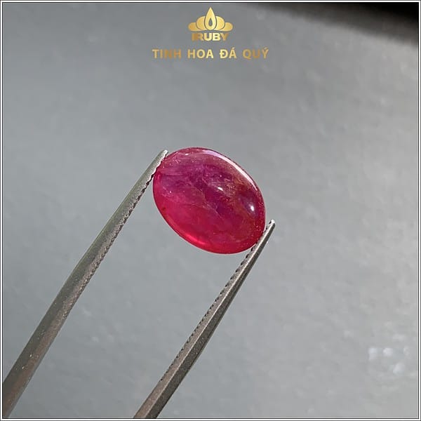 Viên Ruby cabochon Lục Yên tự nhiên 100% 5,00ct - IRRB 237500 hình ảnh 2