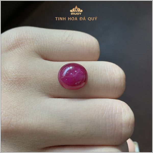 Viên Ruby cabochon hàng tự nhiên Lục Yên 10,9ct - IRRB 237109 hình ảnh 6