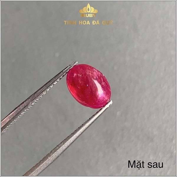 Viên Ruby cabochon màu đỏ tươi 3,22ct - IRRB 237322 hình ảnh 3