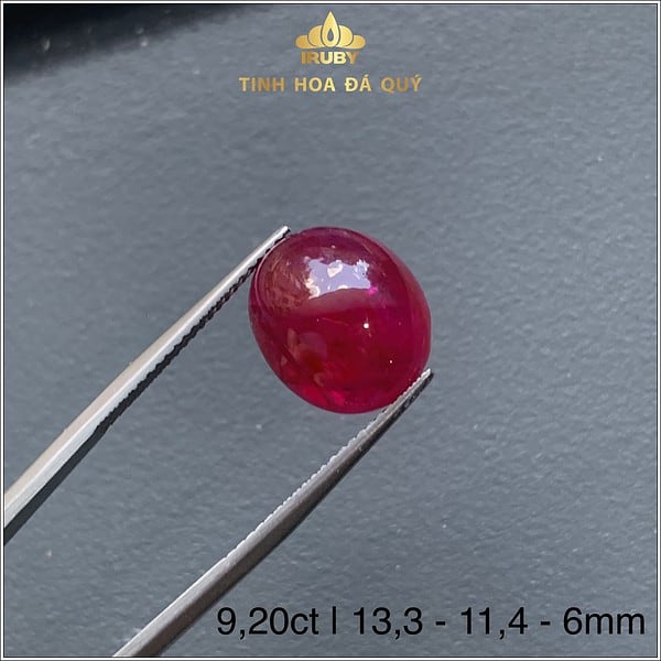 Viên Ruby màu đỏ cuối nước một 9,20ct - IRRB 237920 hình ảnh