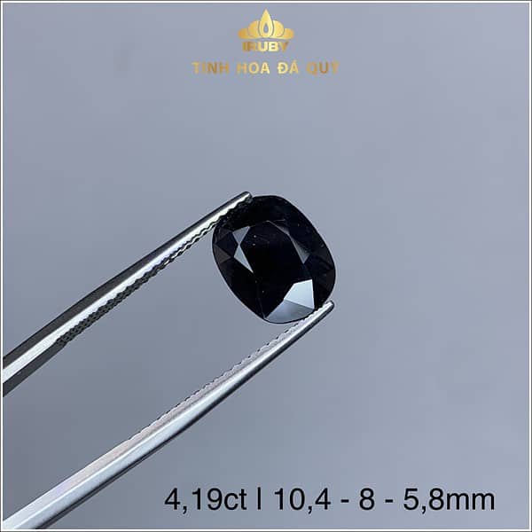 Viên Sapphire đen tuyền 11,2ct - IRSP 237112 hình ảnh 3