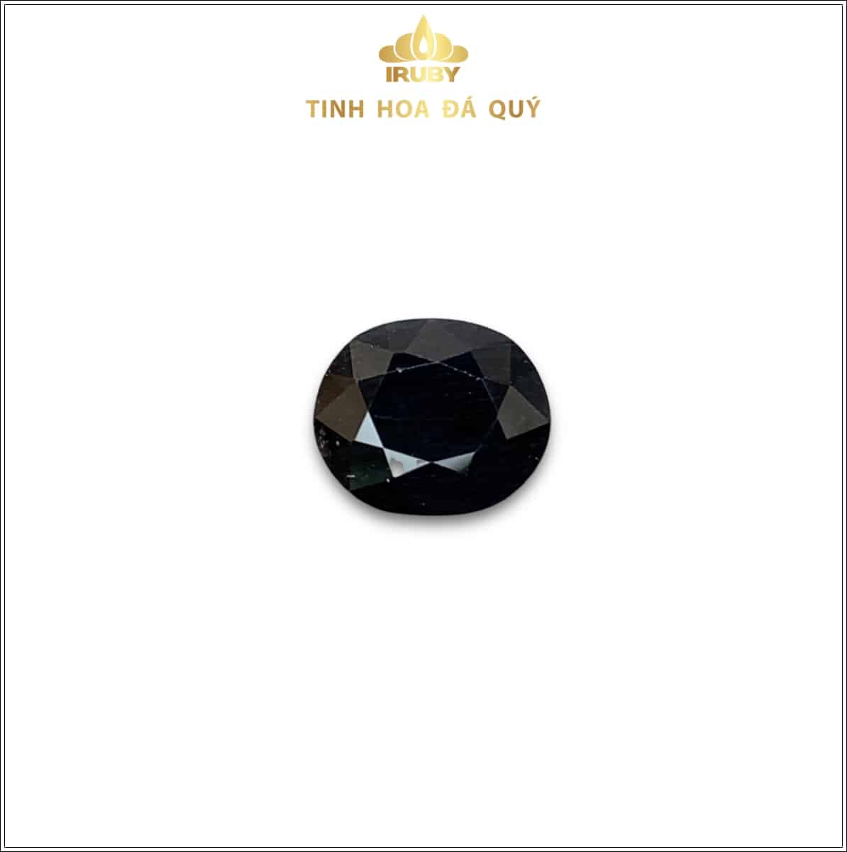 Viên Sapphire đen tuyền tự nhiên 100%  4,18ct - IRSP 237418