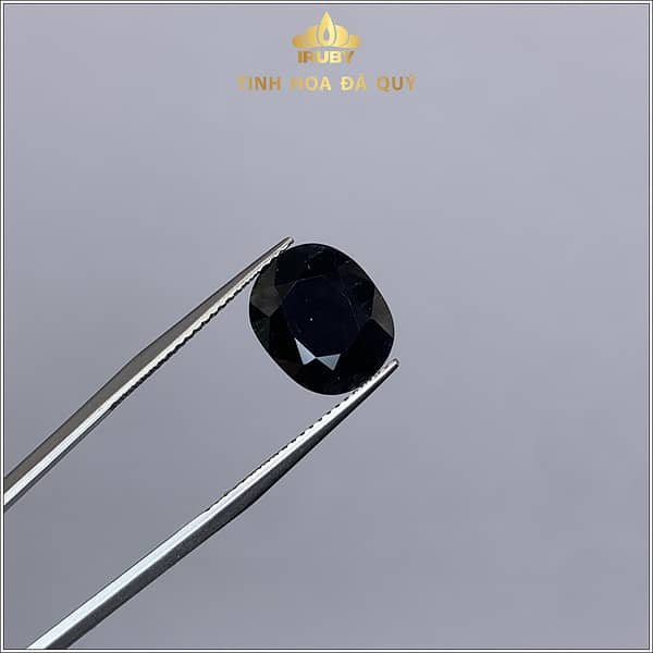 Viên Sapphire đen tuyền tự nhiên 6,40ct - IRSP 237640 hình ảnh 1