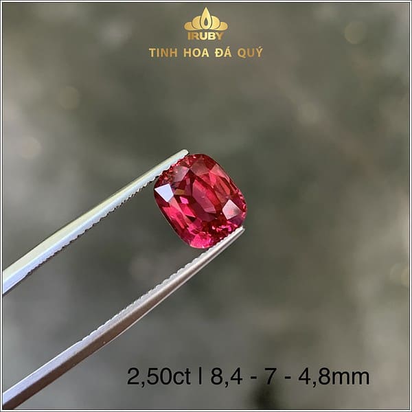 Viên Spinel màu đỏ hồng tự nhiên 2,50ct - IRSI 237250 hình ảnh