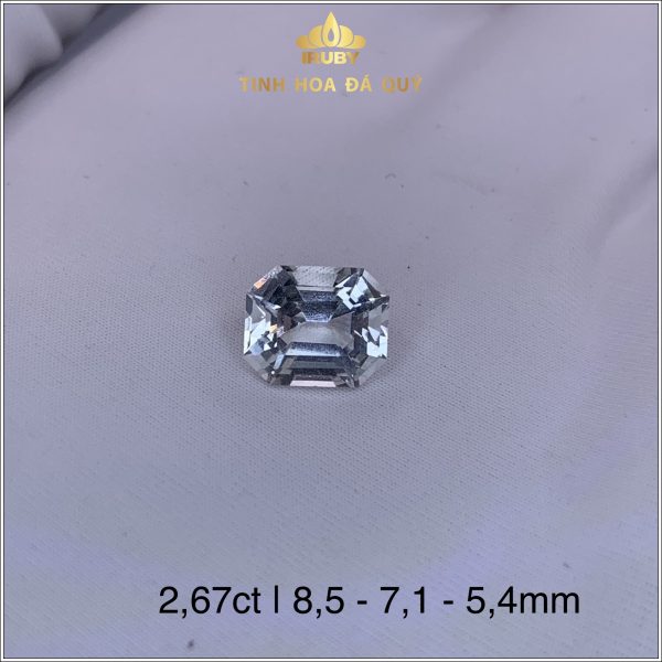 Viên Topaz màu trắng tinh khiết tự nhiên 2,67ct - IRTP 237267 hình ảnh