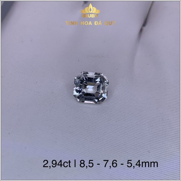 Viên Topaz màu trắng tinh khiết tự nhiên nguyên bản 2,94ct - IRTP 237294 hình ảnh