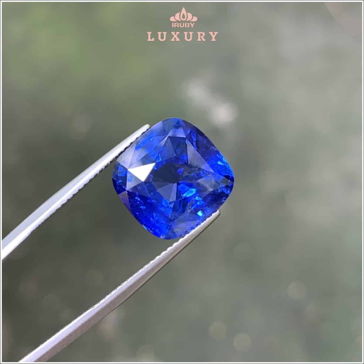Viên Sapphire xanh lam Hoàng Gia VIP 10,7ct phân khúc Luxury IRBS129 - 238107 hình ảnh 1