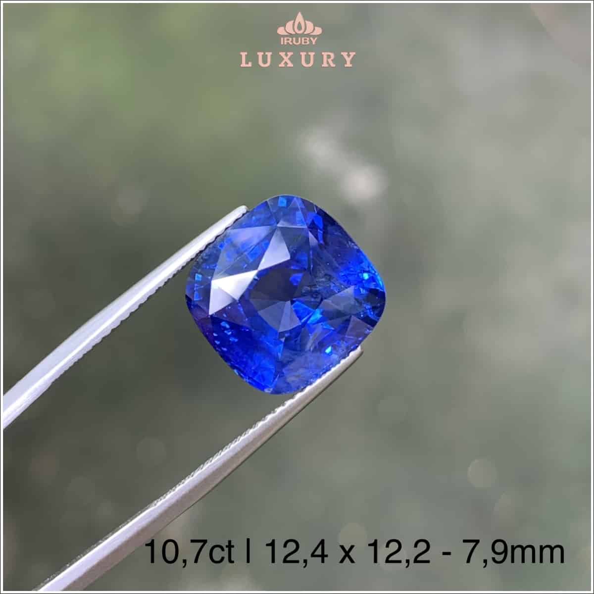 Viên Sapphire xanh lam Hoàng Gia VIP 10,7ct phân khúc Luxury IRBS129 - 238107 hình ảnh