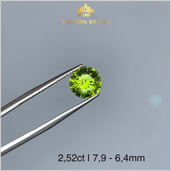 Đá Peridot 2,52ct xanh lục tự nhiên IRPD27 - 238252 hình ảnh 3