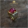 Nhẫn nam Ruby mẫu doanh nhân lịch lãm 12,9ct thiết kế dành riêng cho giới văn phòng, kinh doanh