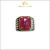 Nhẫn nam Ruby mẫu doanh nhân lịch lãm 12,9ct - IRRC 238129 hình ảnh 5