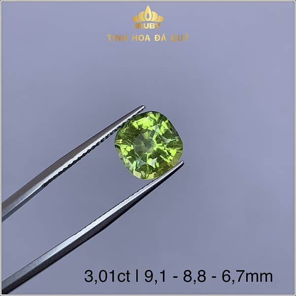 Viên Peridot màu xanh lá 3,01ct tự nhiên IRPD25 - 2383 hình ảnh 1