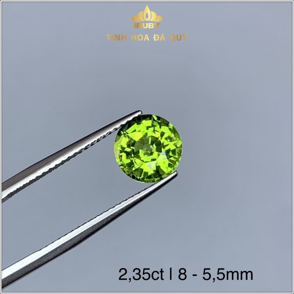 Viên Peridot màu xanh lá mạ 2,35ct tự nhiên IRPD30 - 238235 hình ảnh