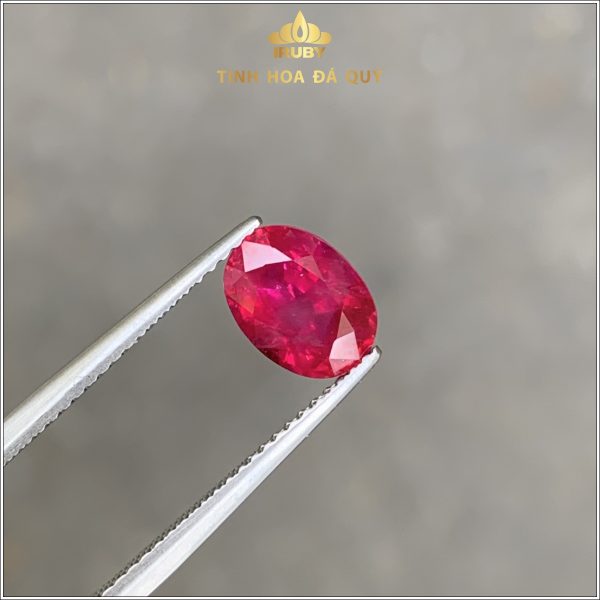 Viên Ruby Facet màu đỏ huyết Lục Yên 2,13ct IRRF139 - 238213 hình ảnh 1