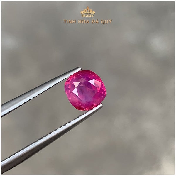 Viên Ruby facet màu đỏ hồng tự nhiên 100% 1,68ct - IRRF137 238168 hình ảnh 2