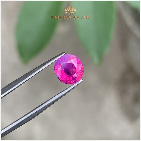 Viên Ruby facet màu hồng sắc đỏ Lục Yên 1,29ct - IRRF135 238129 hình ảnh 1