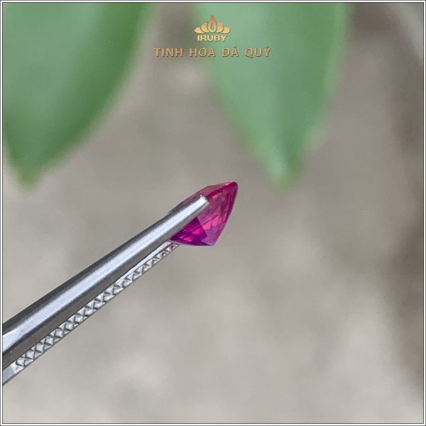 Viên Ruby facet màu hồng sắc đỏ Lục Yên 1,29ct - IRRF135 238129 hình ảnh 3