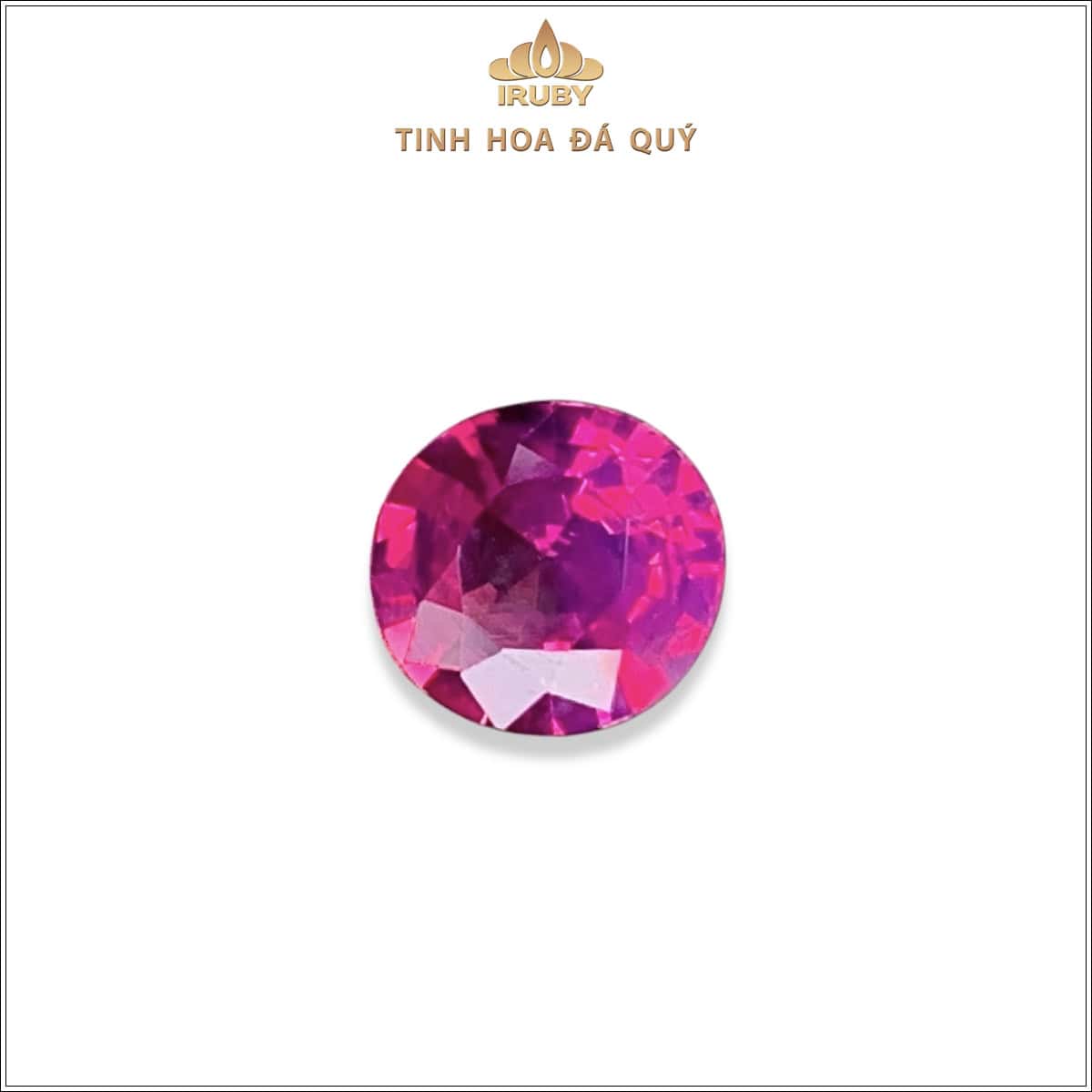 Viên Ruby facet màu hồng sắc đỏ Lục Yên 1,29ct – IRRF56 238129