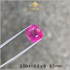 Viên Ruby facet màu hồng tự nhiên 100% 3,58ct IRRF01 - 23835 hình ảnh 3