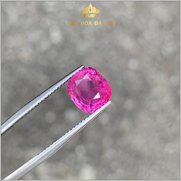 Viên Ruby facet màu hồng tự nhiên 100% 3,58ct IRRF01 - 23835 hình ảnh 2