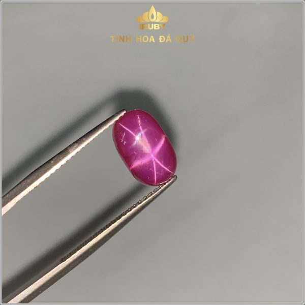 Viên Ruby sao bọc thép Nghệ An 3,30ct tự nhiên 100% IRSR141 - 238330 hình ảnh