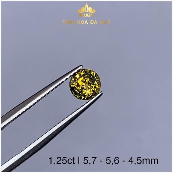 Viên Sapphire Bicolor tự nhiên 100% 1,25ct - IRSP 238125 hình ảnh