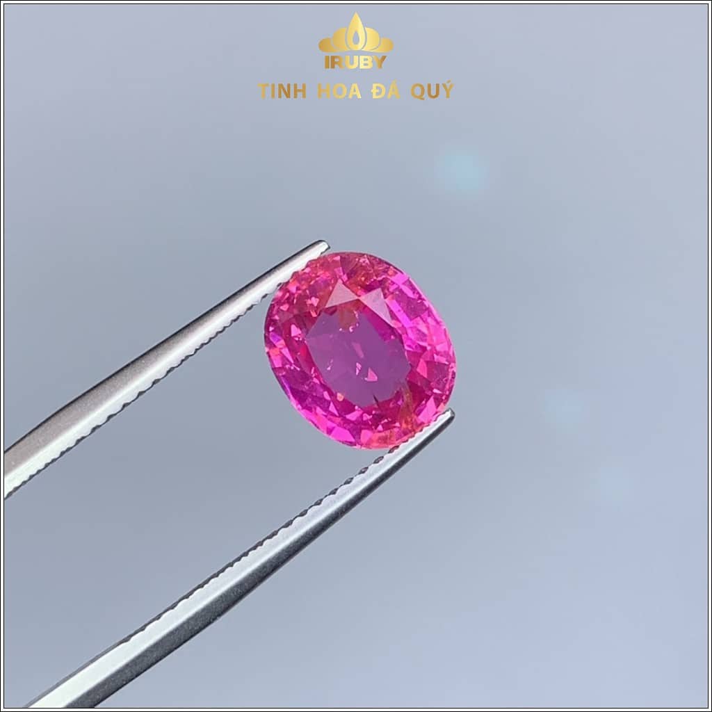 Viên Sapphire màu pink 3,30ct tự nhiên 100% IRPS142 - 238330 hình ảnh