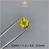 Viên Sapphire màu vàng 6,68ct tự nhiên IRYS123 - 23866 hình ảnh