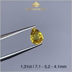 Viên Sapphire màu vàng tự nhiên 100% 1,31ct – IRSP 238131