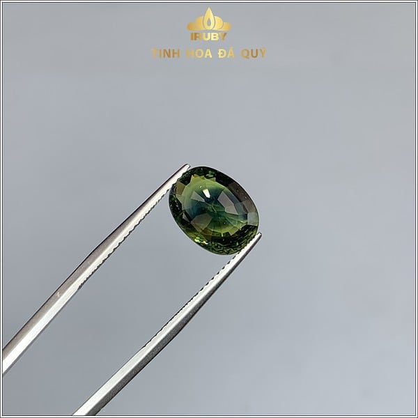 Viên Sapphire màu xanh lá 3,69ct tự nhiên IRGS126 - 23836 hình ảnh 3