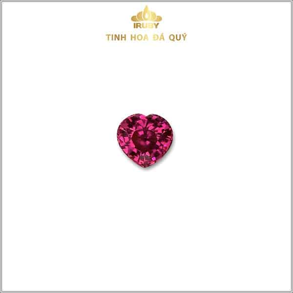 Viên Garnet trái tim màu hồng tím 3,00ct IRGN82 - 23330 hình ảnh 4