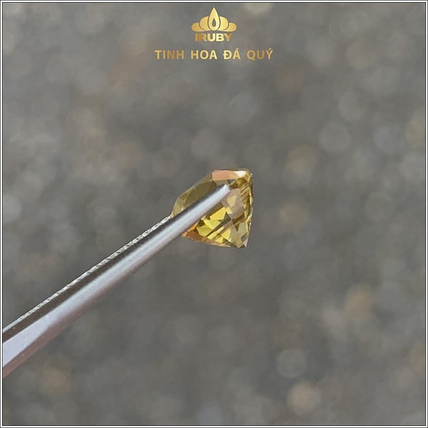 Viên Zircon tự nhiên màu vàng Gold đẹp 3,08ct - IRZC 238308 hình ảnh 2