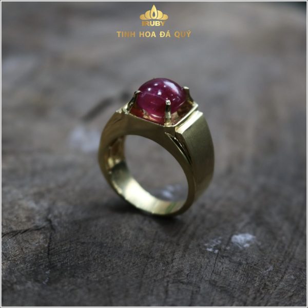 Nhẫn nam Ruby mẫu doanh nhân - IRRB 239567 hình ảnh 4