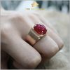 Nhẫn nam Ruby mẫu doanh nhân IRRB 239931 hình ảnh 4