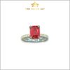 Nhẫn nữ Spinel kết Kim Cương tự nhiên hiện đại - IRSI 238240 hình ảnh 4