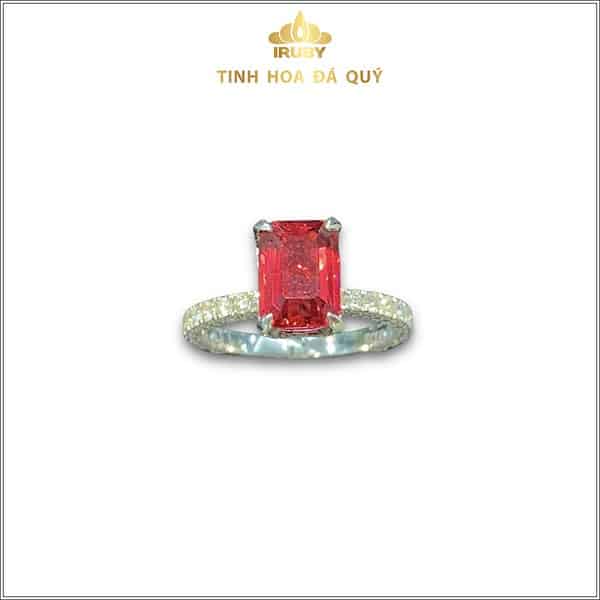 Nhẫn nữ Spinel kết Kim Cương tự nhiên hiện đại - IRSI 238240 hình ảnh 4