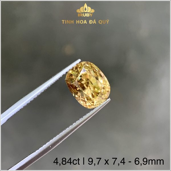 Viên Zircon vàng tự nhiên 4,84ct IRZC10 - 239484 hình ảnh 1