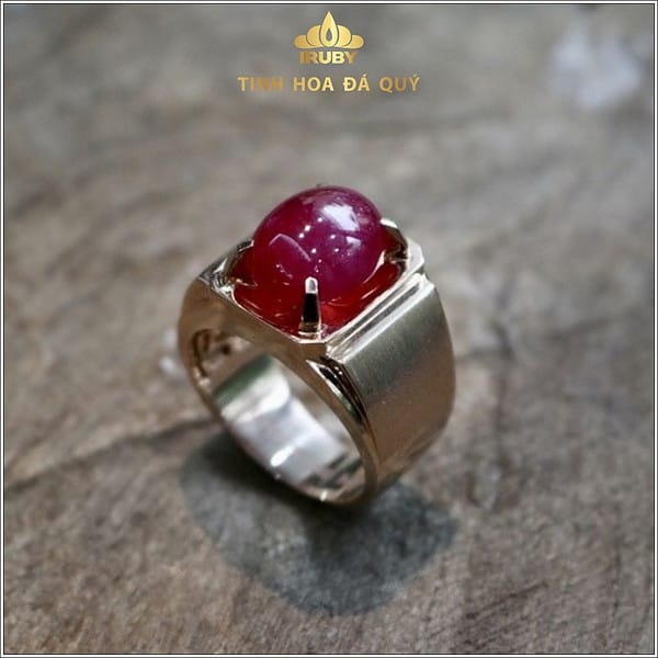 Nhẫn nam Ruby mẫu doanh nhân IRRB 239931 hình ảnh