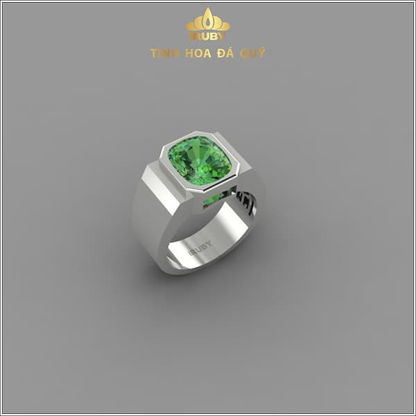 Mẫu nhẫn nam peridot phong cách văn phòng - IR231014 hình ảnh 2