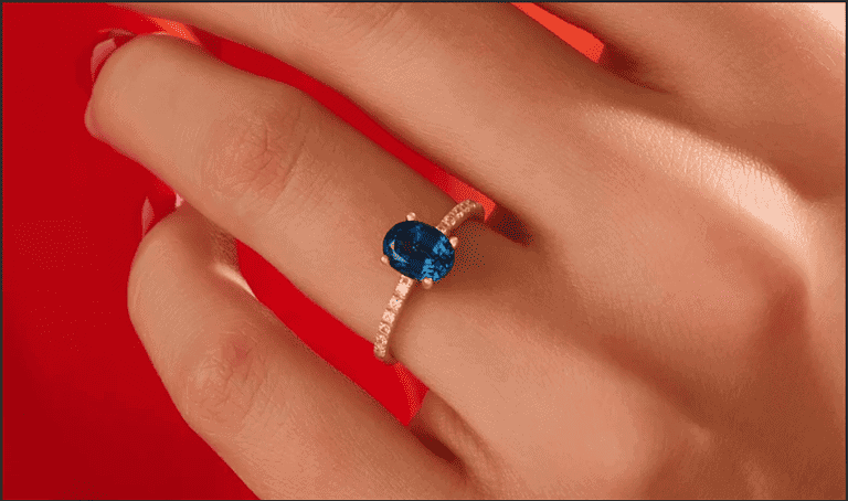 Nhẫn cưới đá quý Sapphire vẻ ngoài cực kỳ lôi cuốn, đẹp mắt và mang nhiều ý nghĩa
