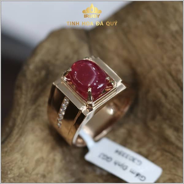 Nhẫn nam Ruby huyết Kính Lục Yên - IRRB239500 hình ảnh 4