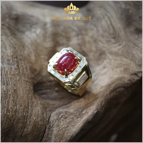 Nhẫn nam Ruby mẫu Chủ Tịch 4,96ct – IRRB 237496 hình ảnh 1